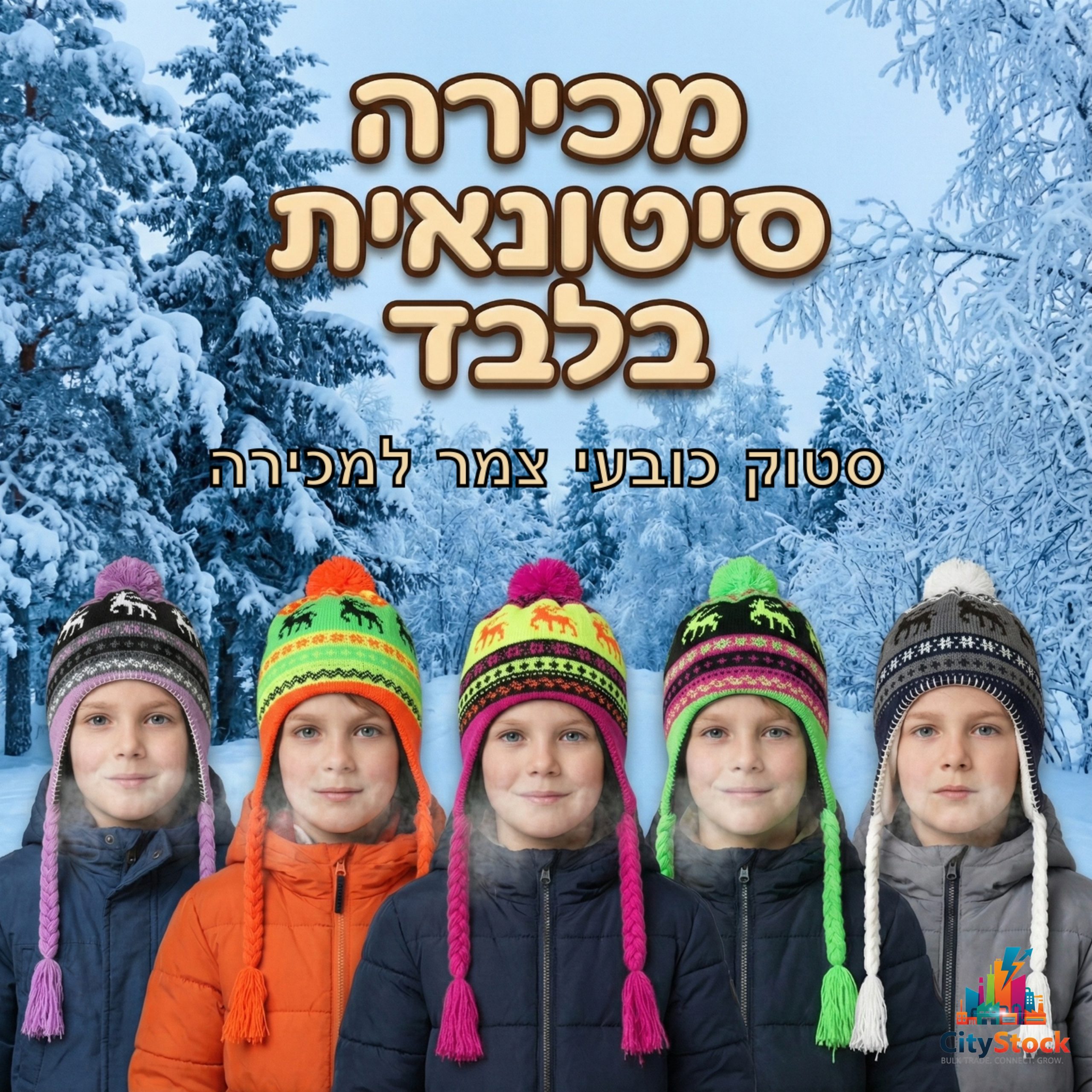 סטוק כובעי צמר